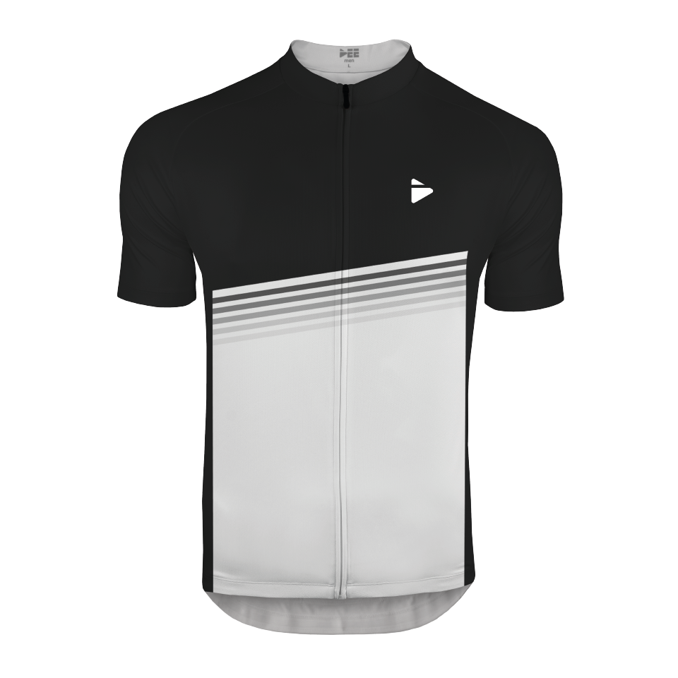 Sonderedition Bike Tour Trikot Skyline Eschborn (Schwarz/Weiß)