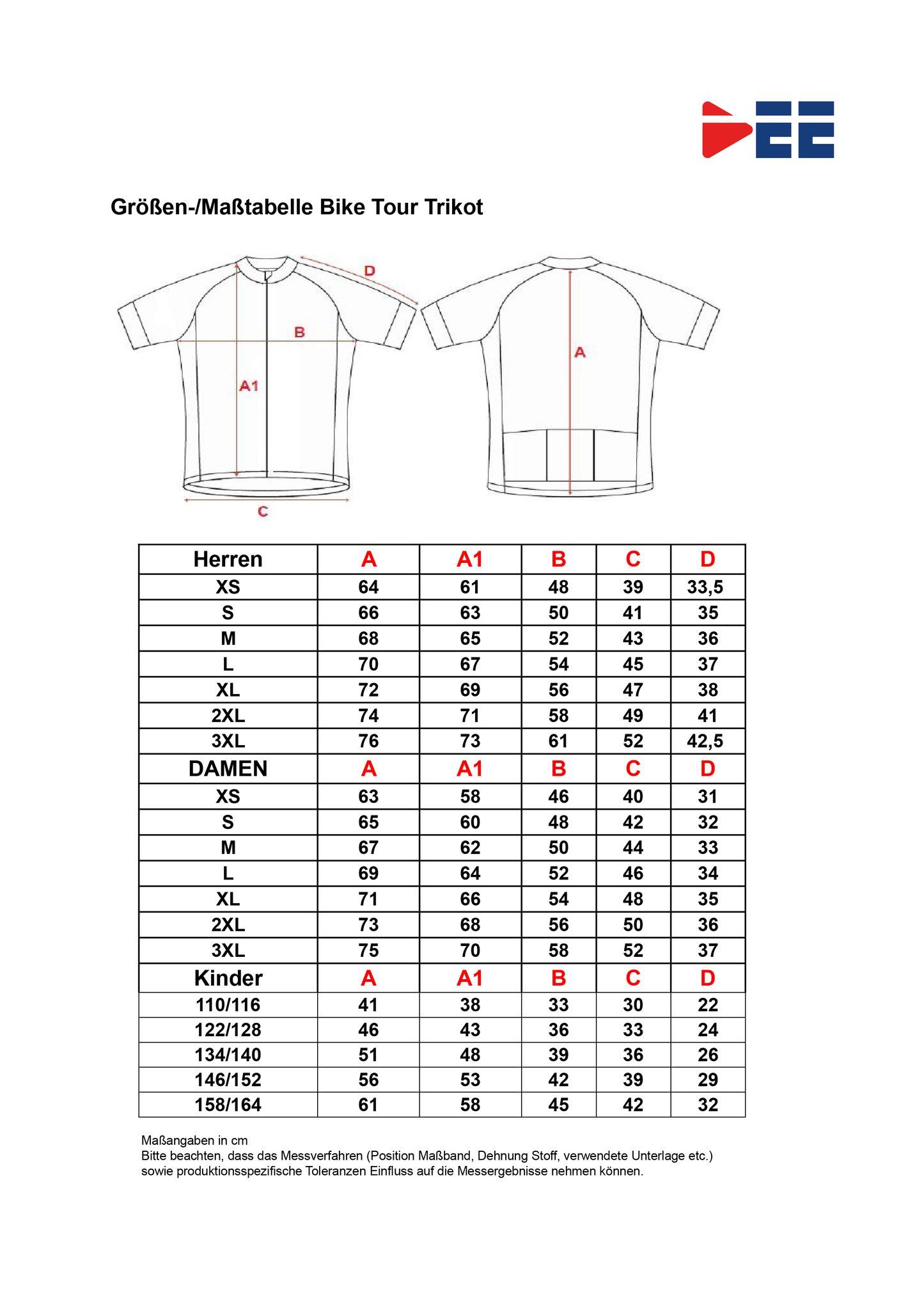 Bike Tour Trikot 2026 (Halbarm)