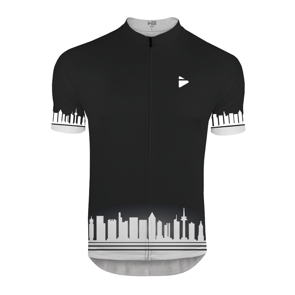Sonderedition Bike Tour Trikot Skyline Frankfurt (schwarz/weiß)