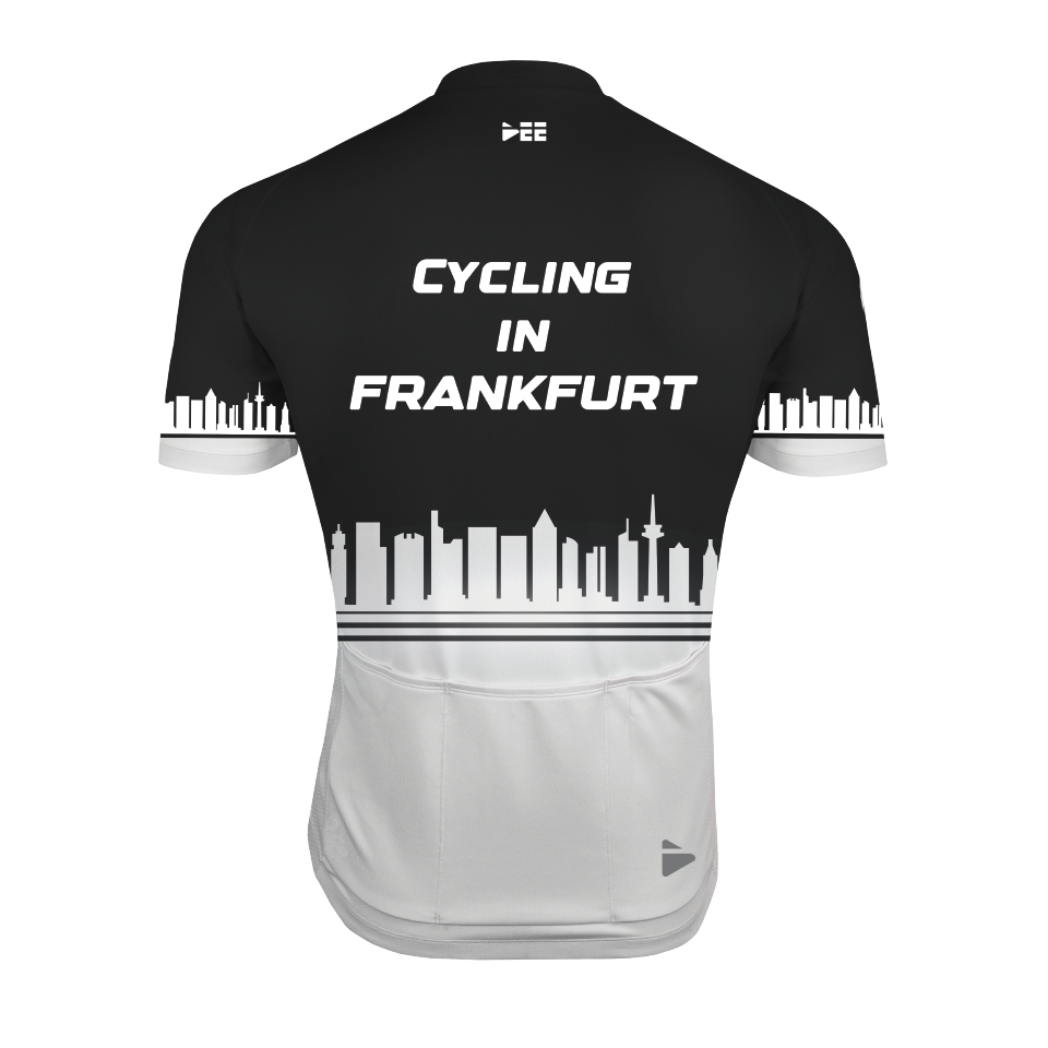 Sonderedition Bike Tour Trikot Skyline Frankfurt (schwarz/weiß)