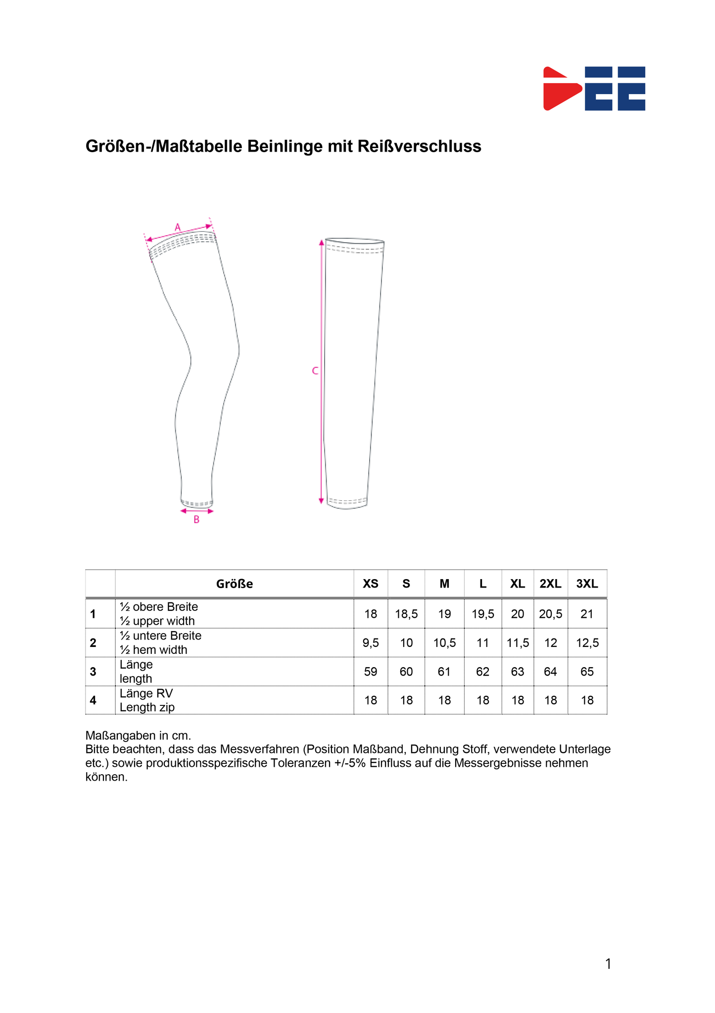 Beinlinge mit Reißverschluss (Schwarz)