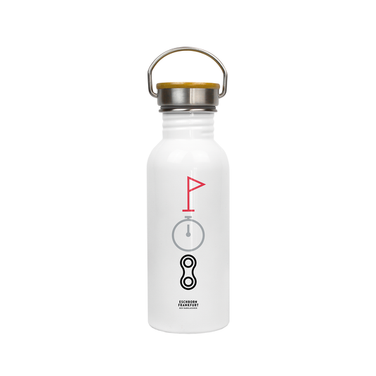 Edelstahl-Trinkflasche mit Schraubverschluss